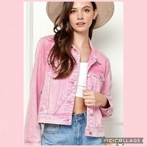 💖Veveret Pink Denim Jacket💖